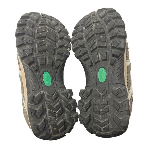 Hytest Opanka Slip-on Womens Size 7 Steel Toe Shoes Slip Resistant Gray & Teal - Picture 10 of 11